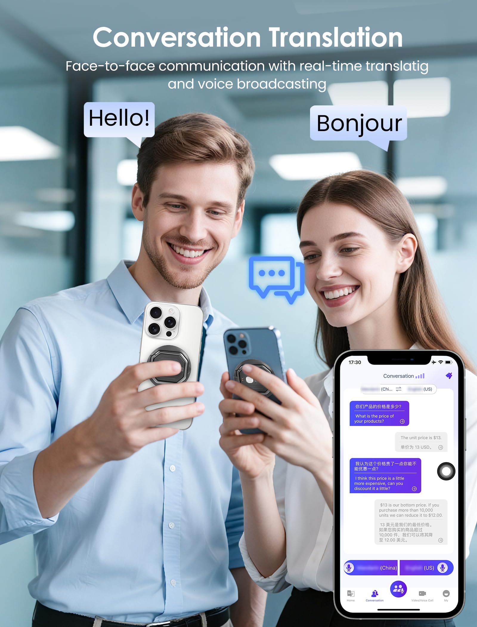 Amazon.com : MOSSTALK Portable Translator, AI-Powered Real-Time